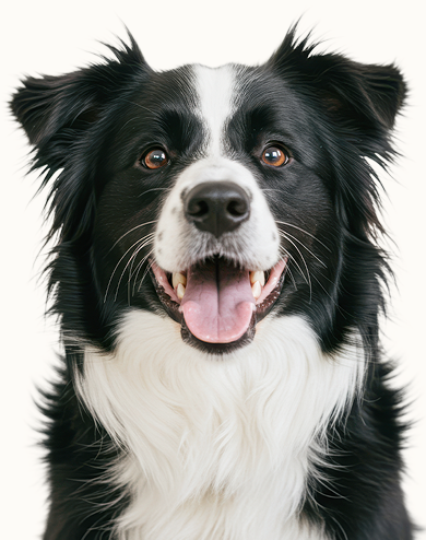 Happy border collie